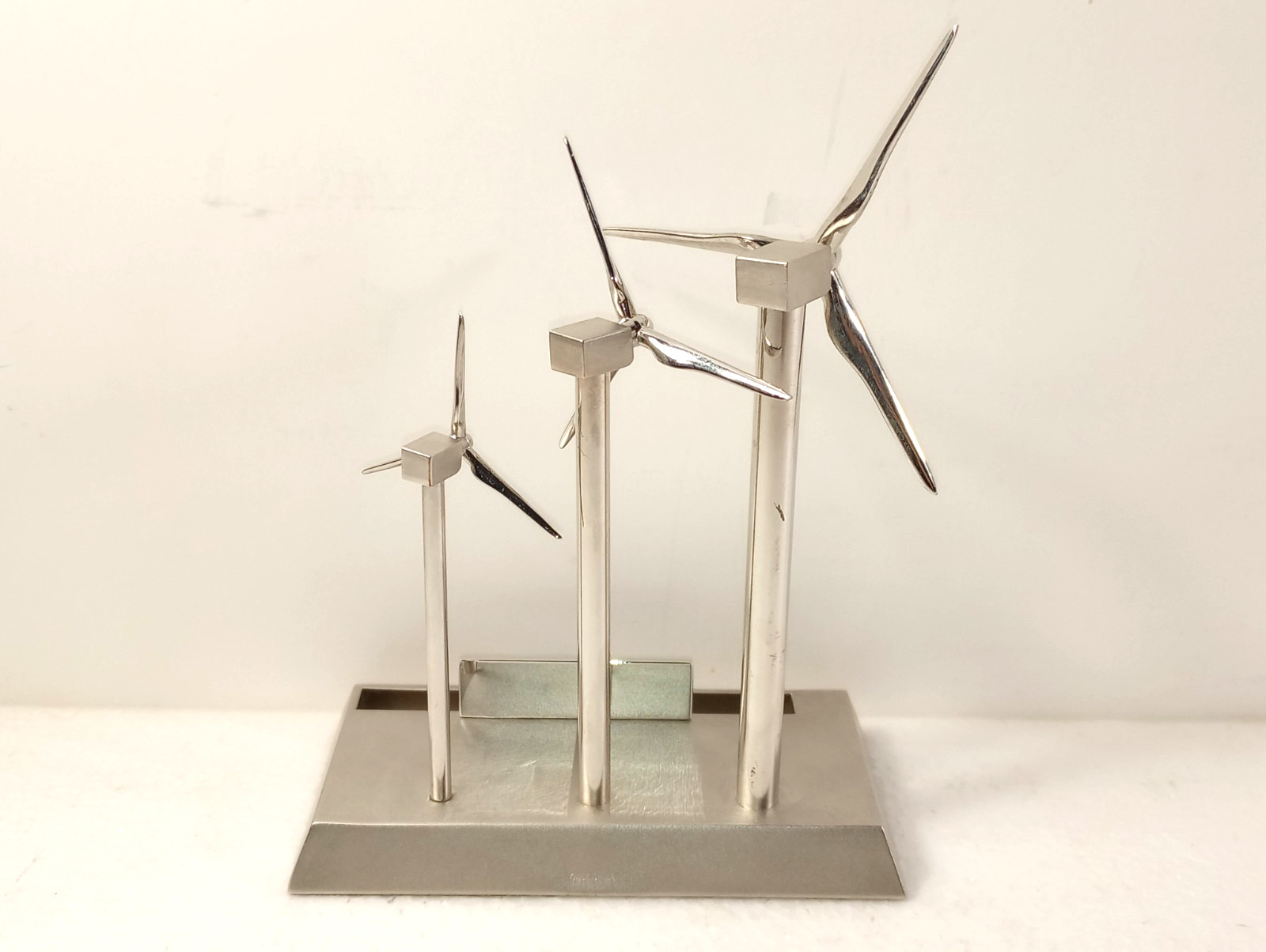 Wind Turbine Blades Business Card Desk Display Mortenson Construction