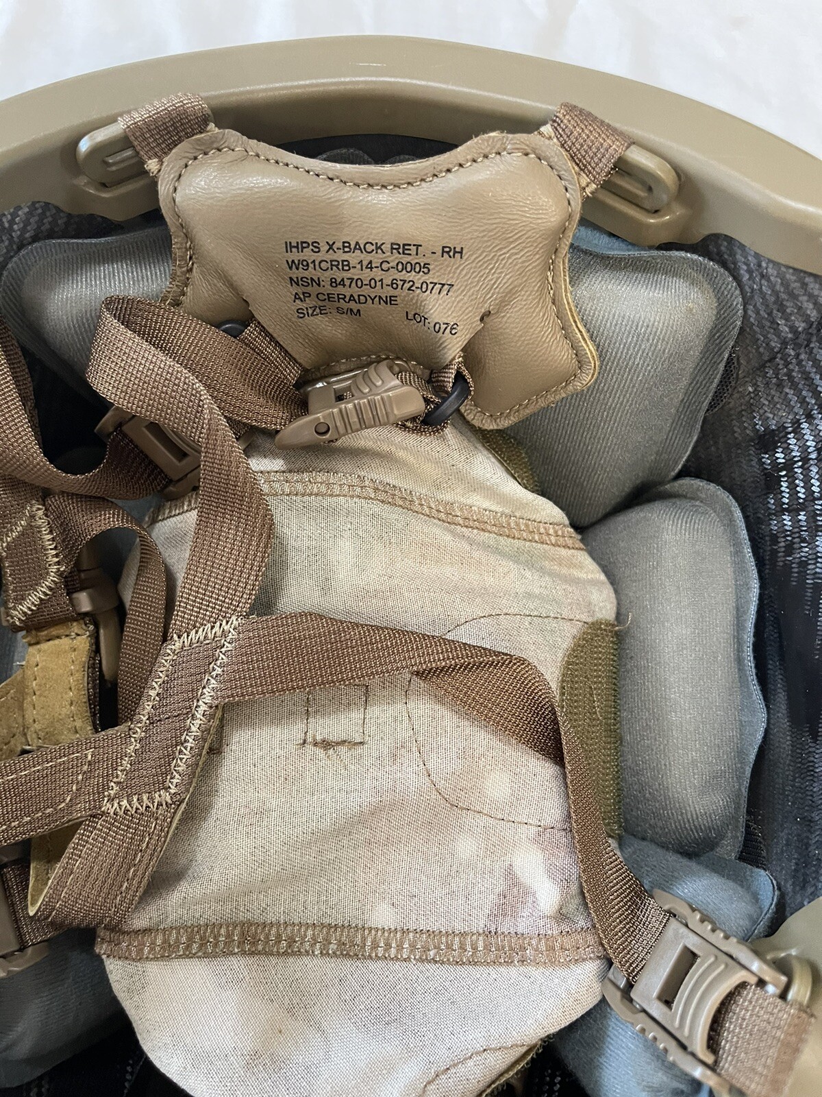 NEW CERADYNE IHPS Ballistic Protection Sys HelmetComplete AVON USMC Made IN USA.