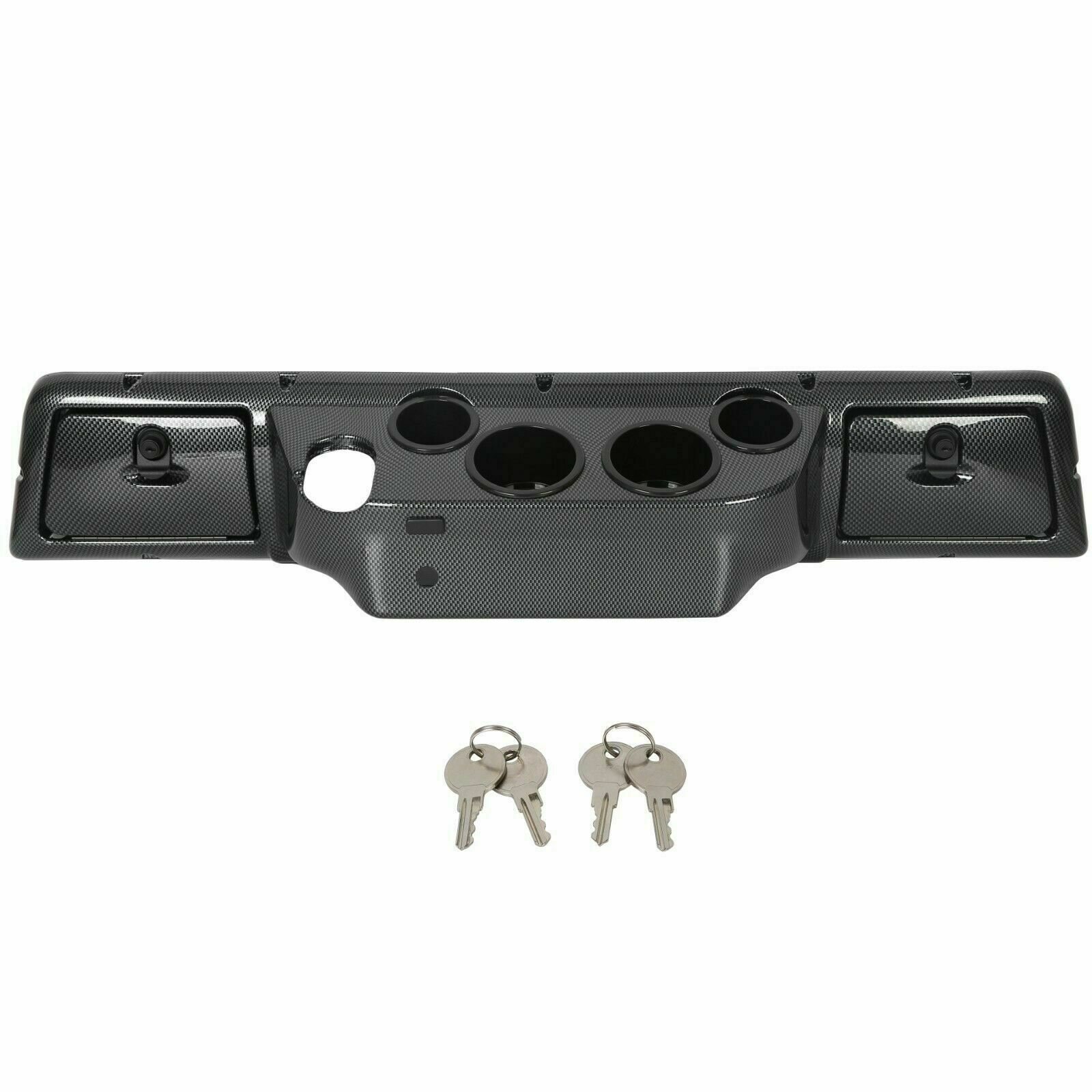 Fits 1982 and Up Club Car DS Golf Cart Carbon Style Dash Board Cover Assembly