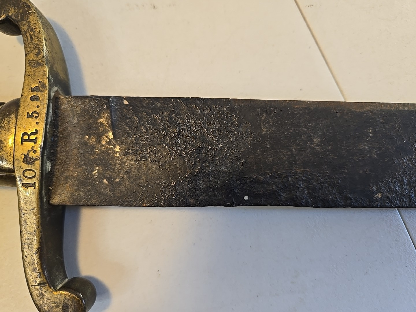 Model 1845 German Prussian Infantry Fusilier Falchion Hanger Short Sword Saber