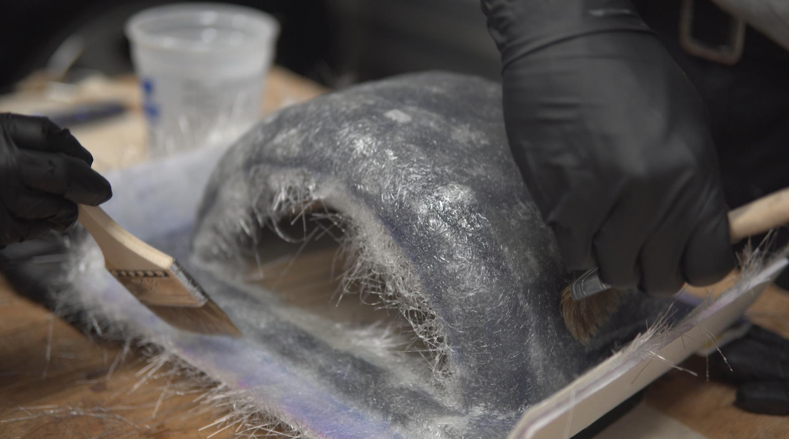 Polymer World Polyester Resin 1 Gal Kit For Boats RV's Canoes Fiberglass Autos