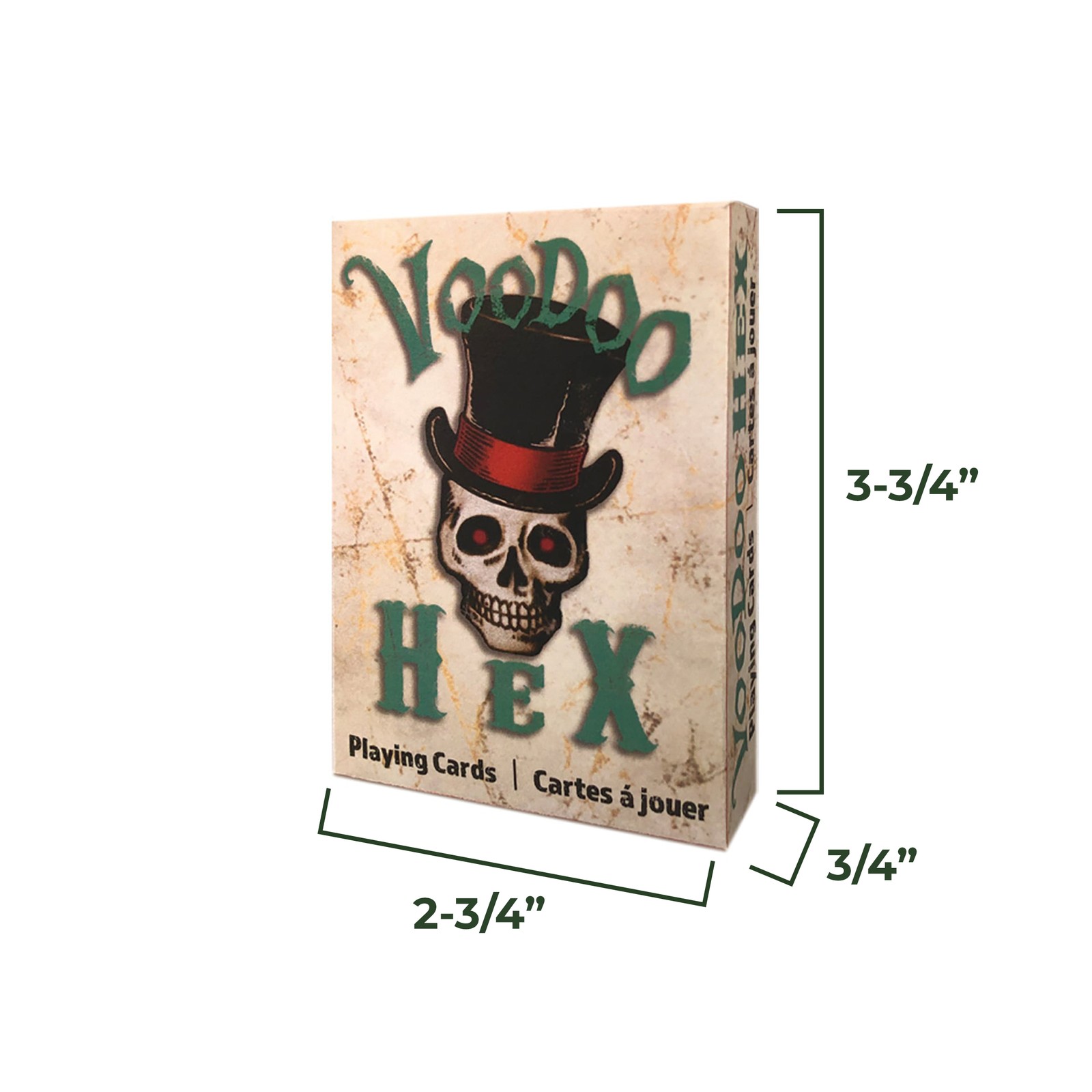 Rivers Edge Products Playing Cards, 1 Deck of Themed Cards, Voodoo Hex Cards
