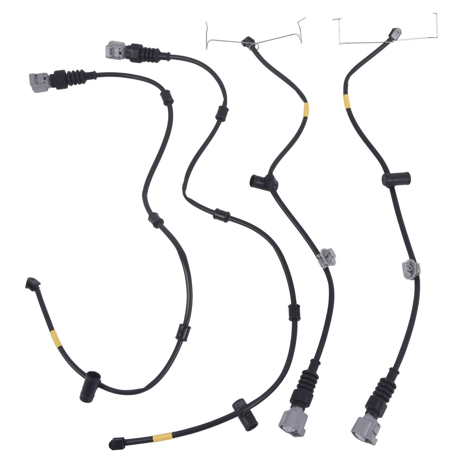 TOPAZ 4Pcs Front Rear Brake Pad Wear Sensor Fits Lexus LS460 09-17 LS600h 10-16