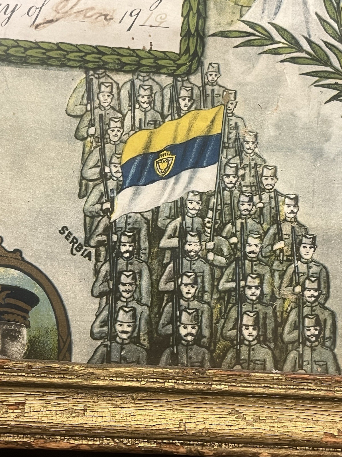 1918 World War 1 US Military Service Record Of William T Gant