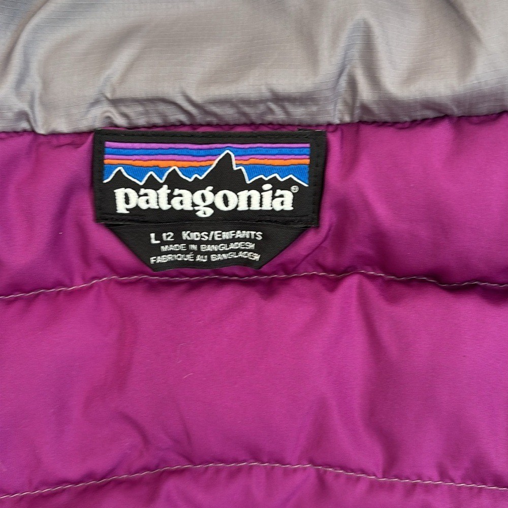 Girl's Patagonia Down Sweater in Smokey Violet, Size L(12)