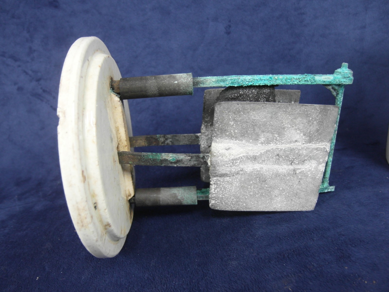 Edison Lalande Wet Cell Porcelain Battery Pat 1883