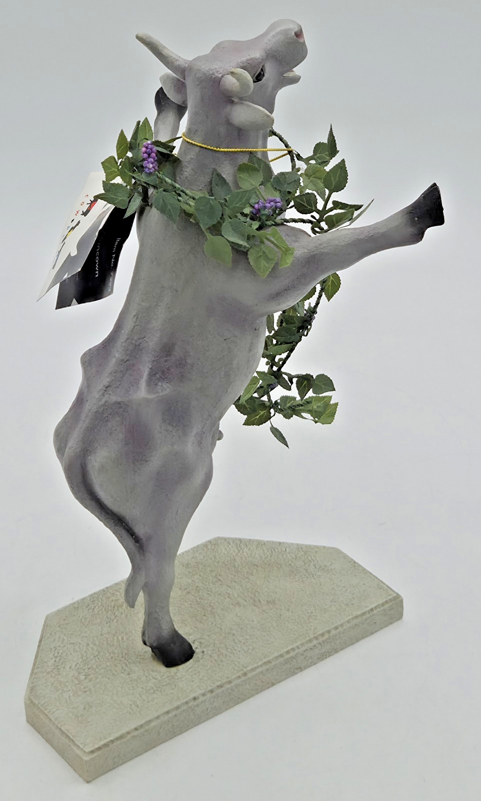 VTG Cow Parade Kudzudora Duncown 7293 LIMITED EDITION Statue Figurine FREE SHIP