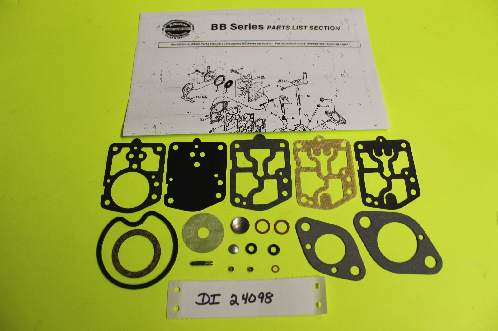 Mercury Outboard 7.5 9.8 HP Carburetor Tillotson BB1A BB1B BB2A BB2B Carb Kit