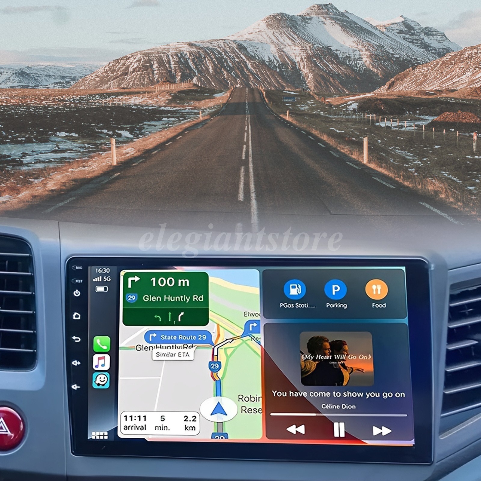 Apple Carplay For 2012-2015 Honda Civic Car Stereo Radio Android GPS Navi