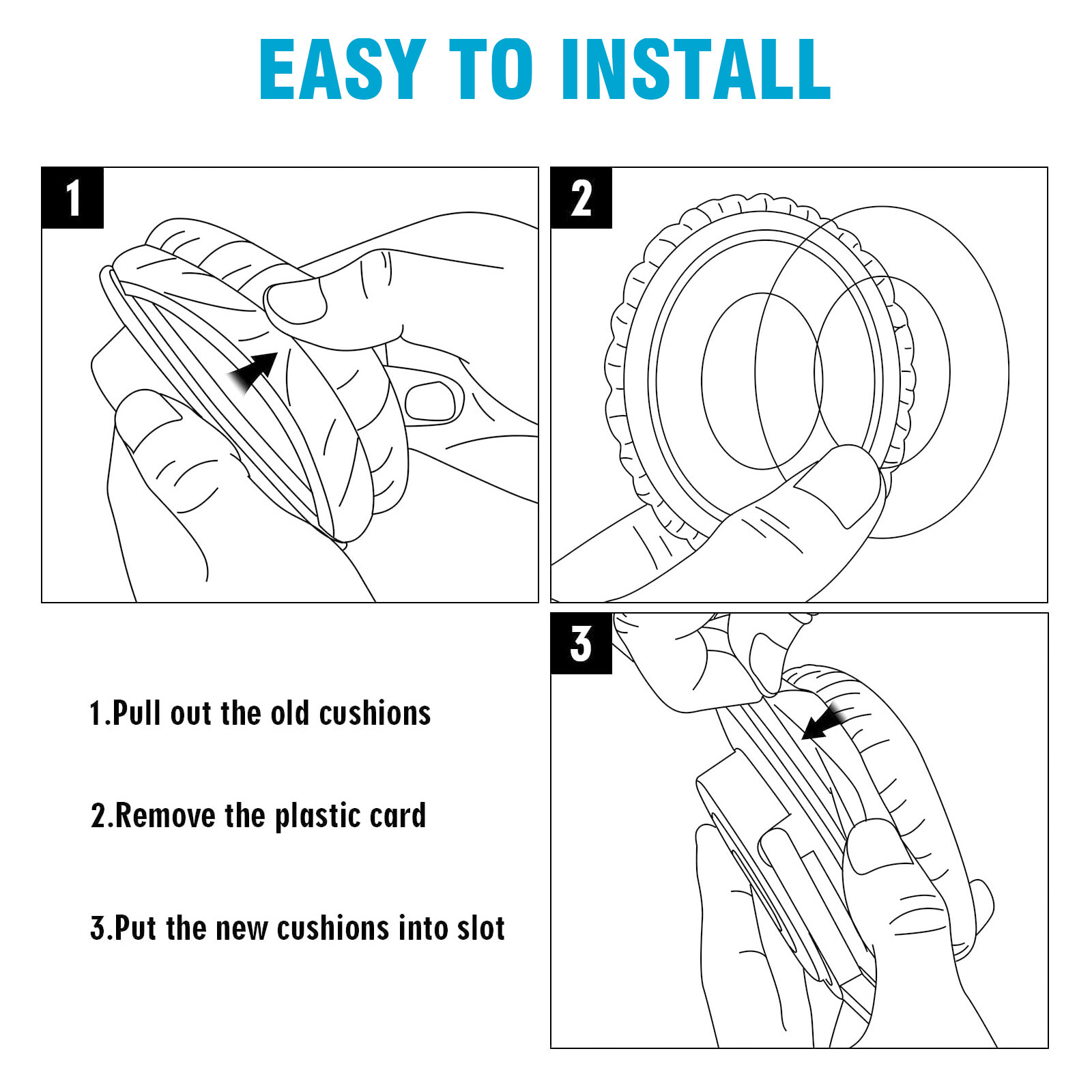 Ear Pads Foam for BOSE OE2 OE2i Sound link On-Ear Headphones Replacement Cushion