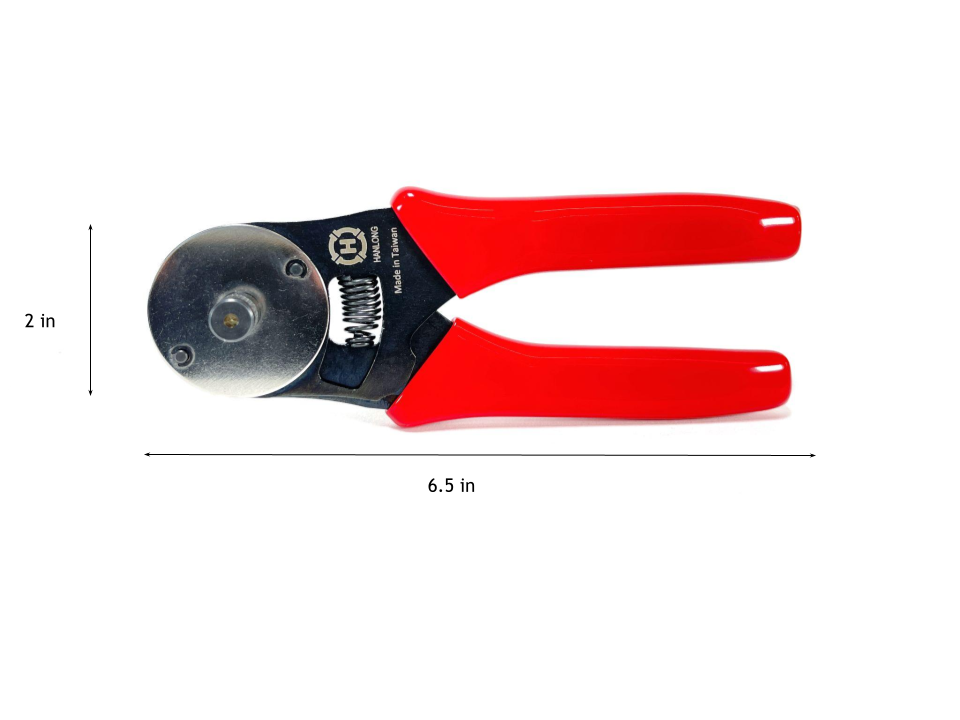 DT Deutsch Closed Barrel 4-Way Indent Crimper 0.5-4.0mm²