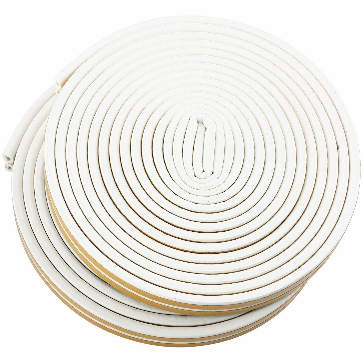 33ft Soundproof Weather Stripping Door Kit Self-Adhesive Rubber Door Seal Strip