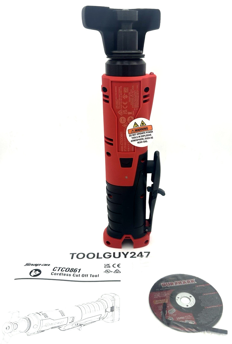 SNAP ON CTCO861 DB RED 14.4v Microlithium Cordless Cut-Off Tool NEW USA TOOLS