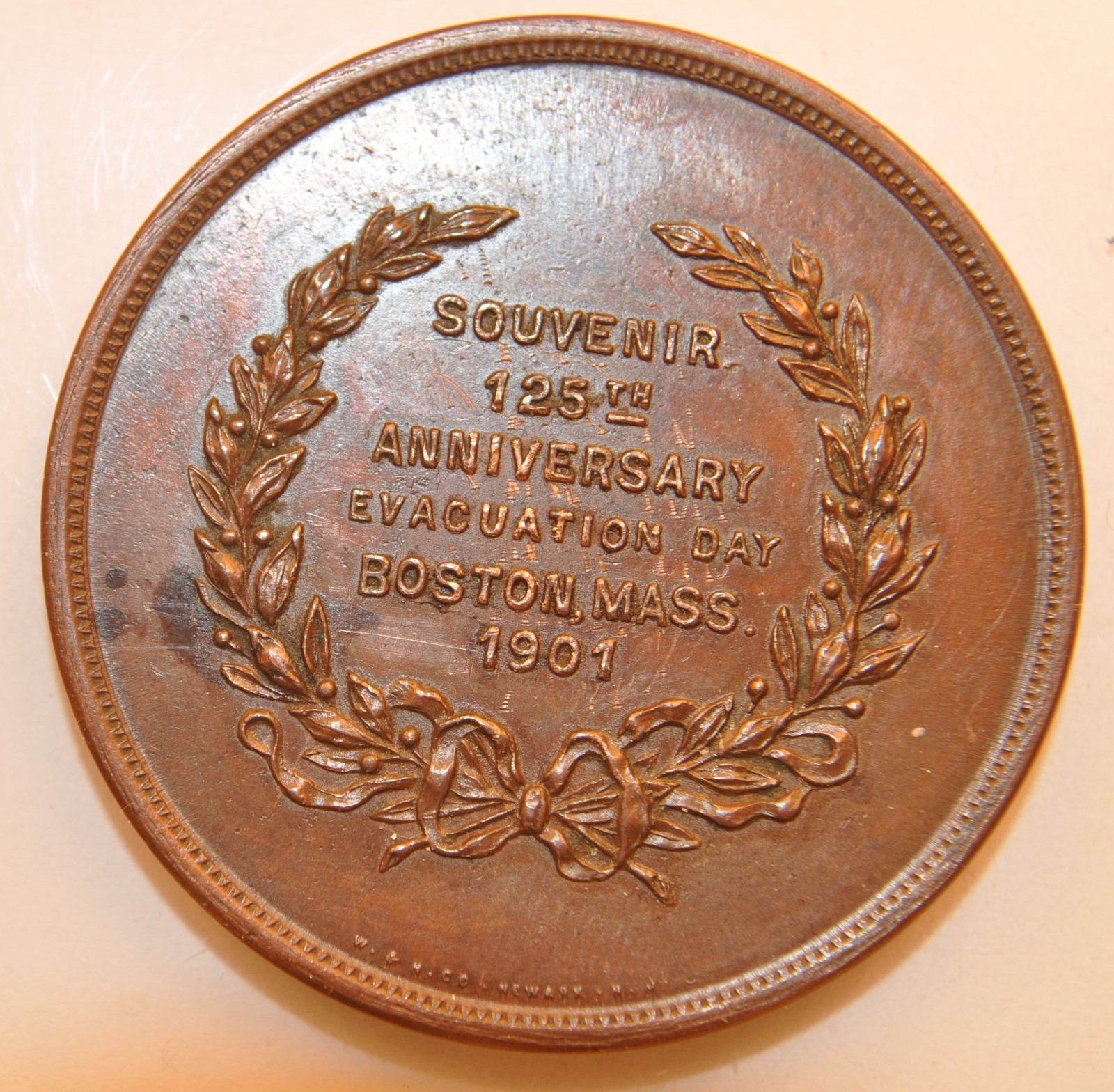 1901 So-Called-Dollar HK 131 -Evacuation of Boston