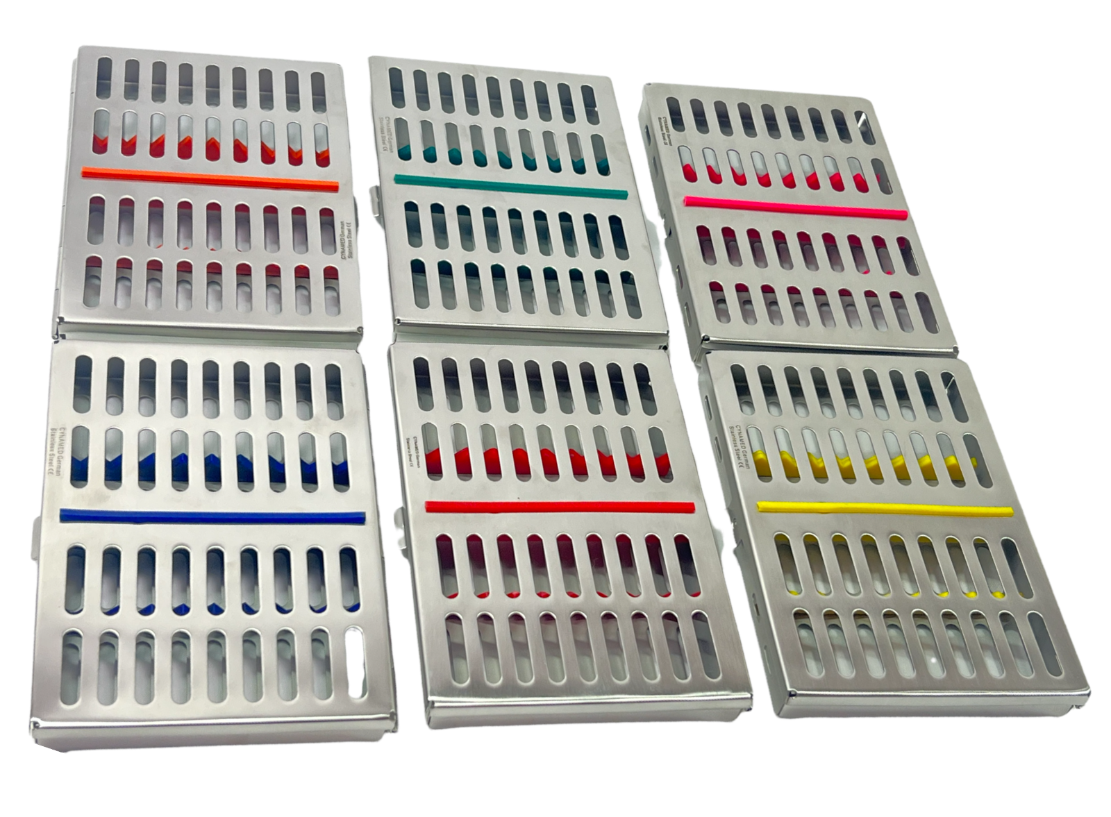 PREMIUM DENTAL AUTOCLAVE STERILIZATION CASSETTE RACK BOX TRAY FOR 10 INSTRUMENTS