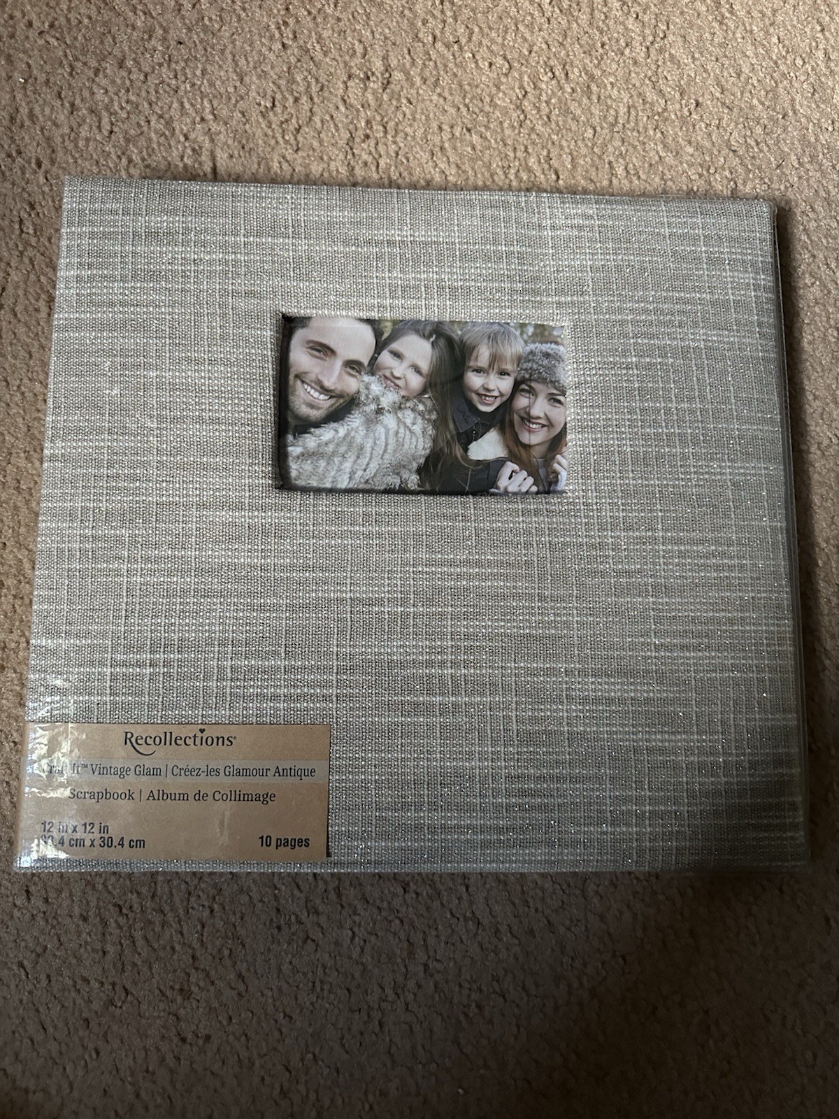 Recollections family photo album 12 in x 12 in or 30.4 cm x 30.4 cm10 pages