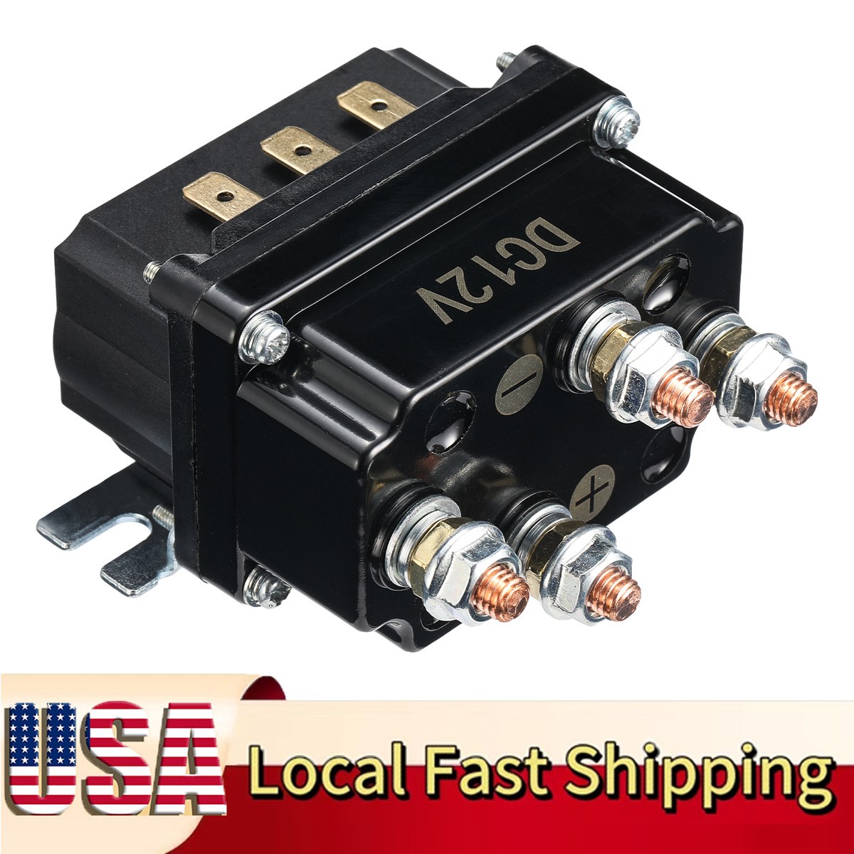 Contactor for AUT UTV Winch 12V / 250A Winch Solenoid Relay Contactor