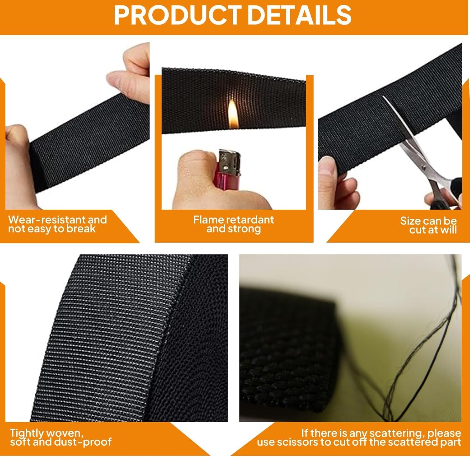 Black 2:1 Ratio Automotive Heat Shrink Braided Sleeving Tube Protect Cable/Wires