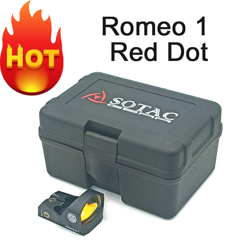 SIG SAUER Romeo1 1x30mm 6 MOA Red Dot Black Reflex Sight (SOR11600) NEW