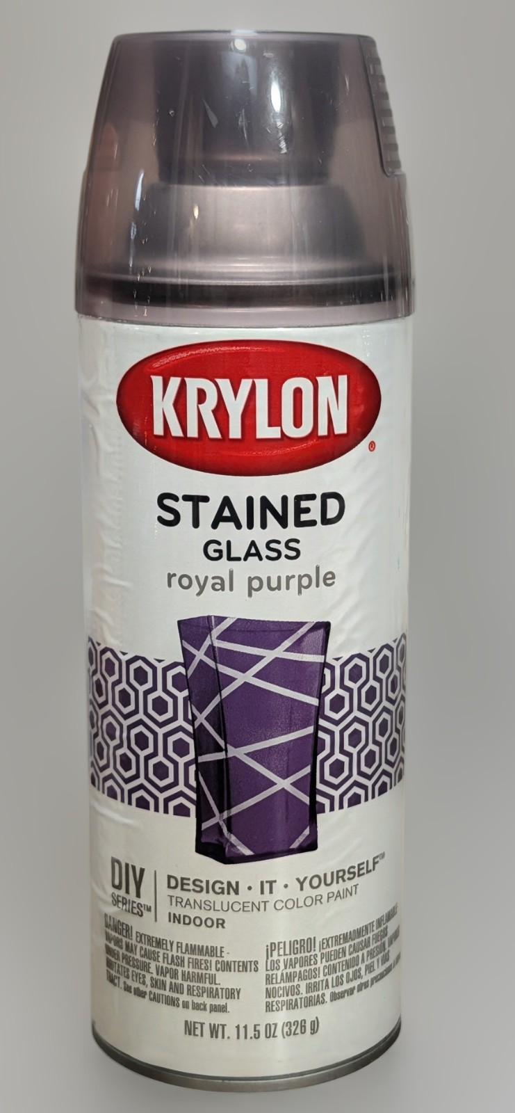 Krylon Stained Glass Translucent Royal Purple Spray Paint - 9027 - 11.5 Oz