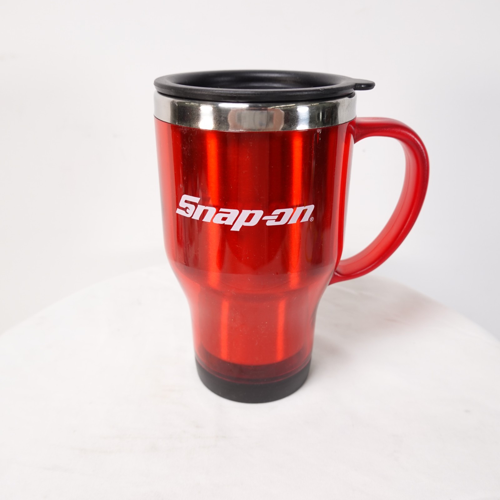 Snap On Red Insulated Travel Mug New with Free Shipping