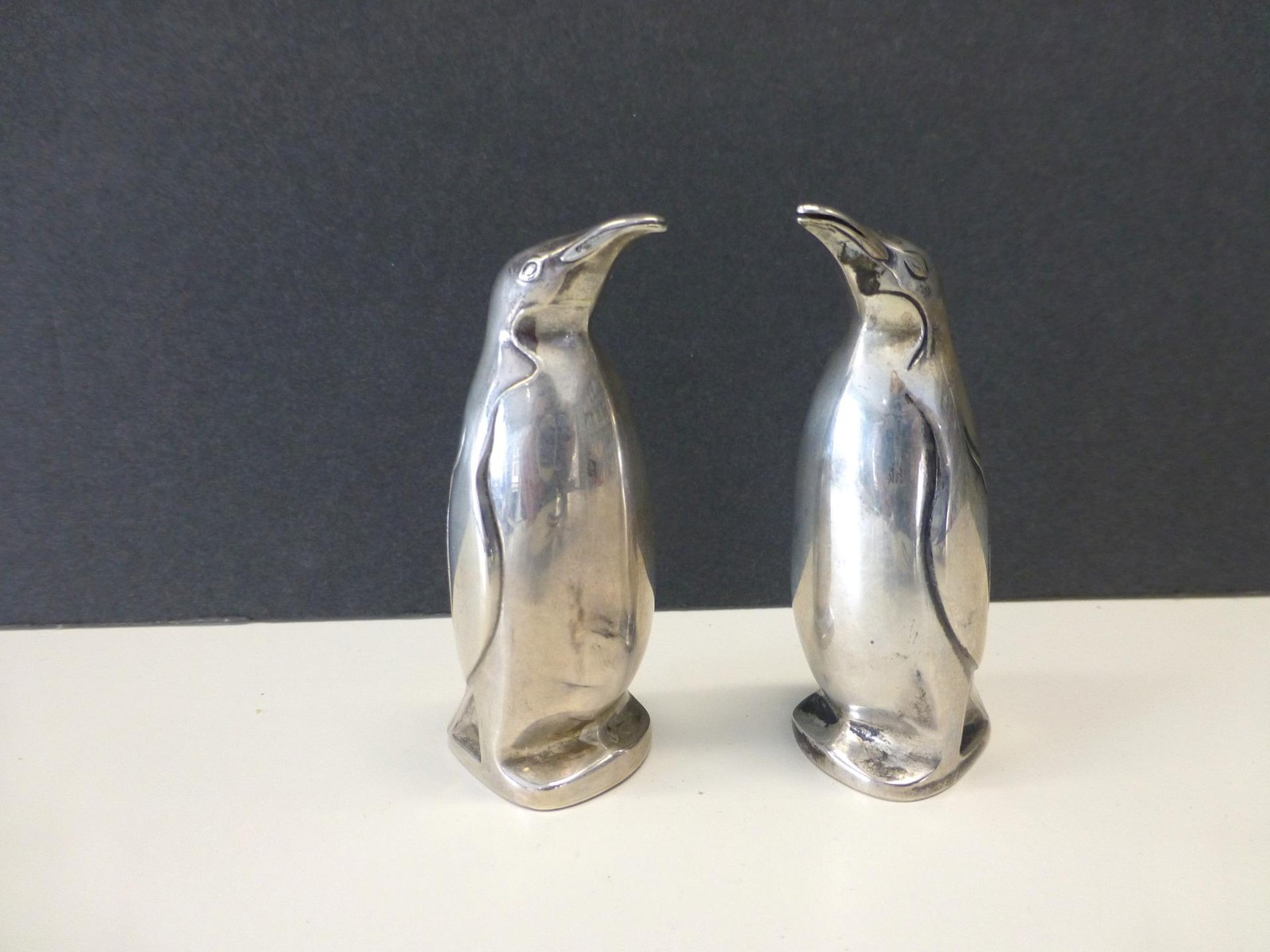 David Andersen Norway PENGUIN Figure Sterling Silver 925S Salt & Pepper Shaker