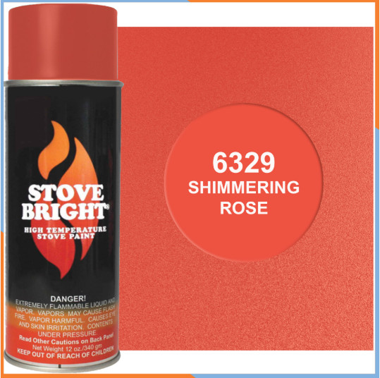 Stove Bright High Temperature Stove, Chimney & Fireplace Paint 12oz. Aerosol Can
