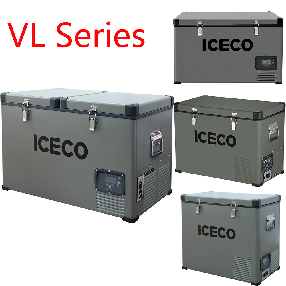 47/63/68/76QT Portable Freezer Fridge Cooler Car Camping Truck Refrigerator