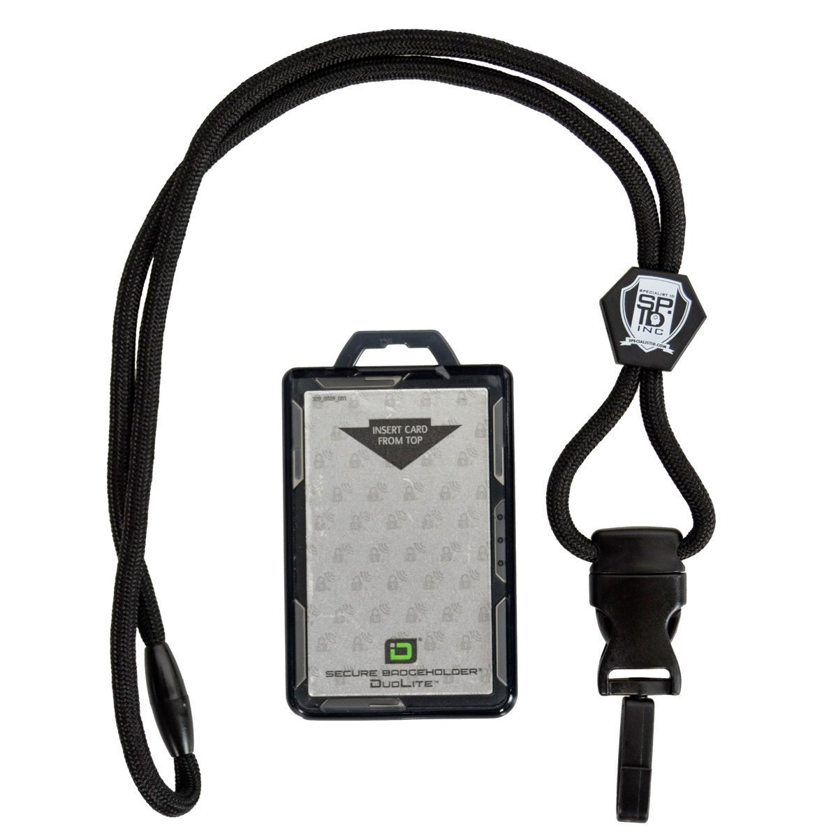 Specialist ID Heavy Duty Lanyard with 13.56MHz RFID Block Duolite Badge Holder