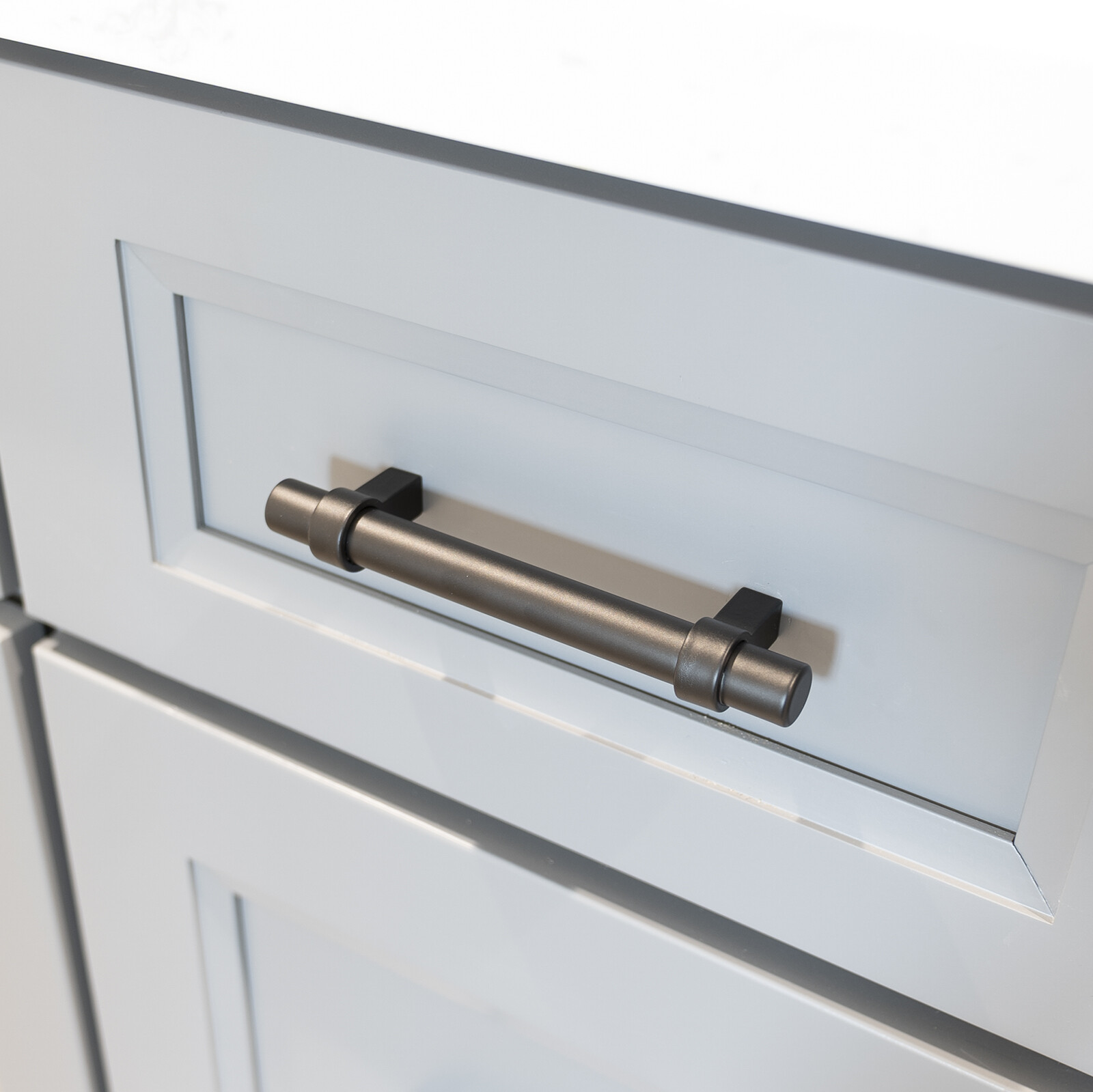 Black Modern Cabinet Handles T Bar Pulls Kitchen Drawer Hardware Stainless Steel