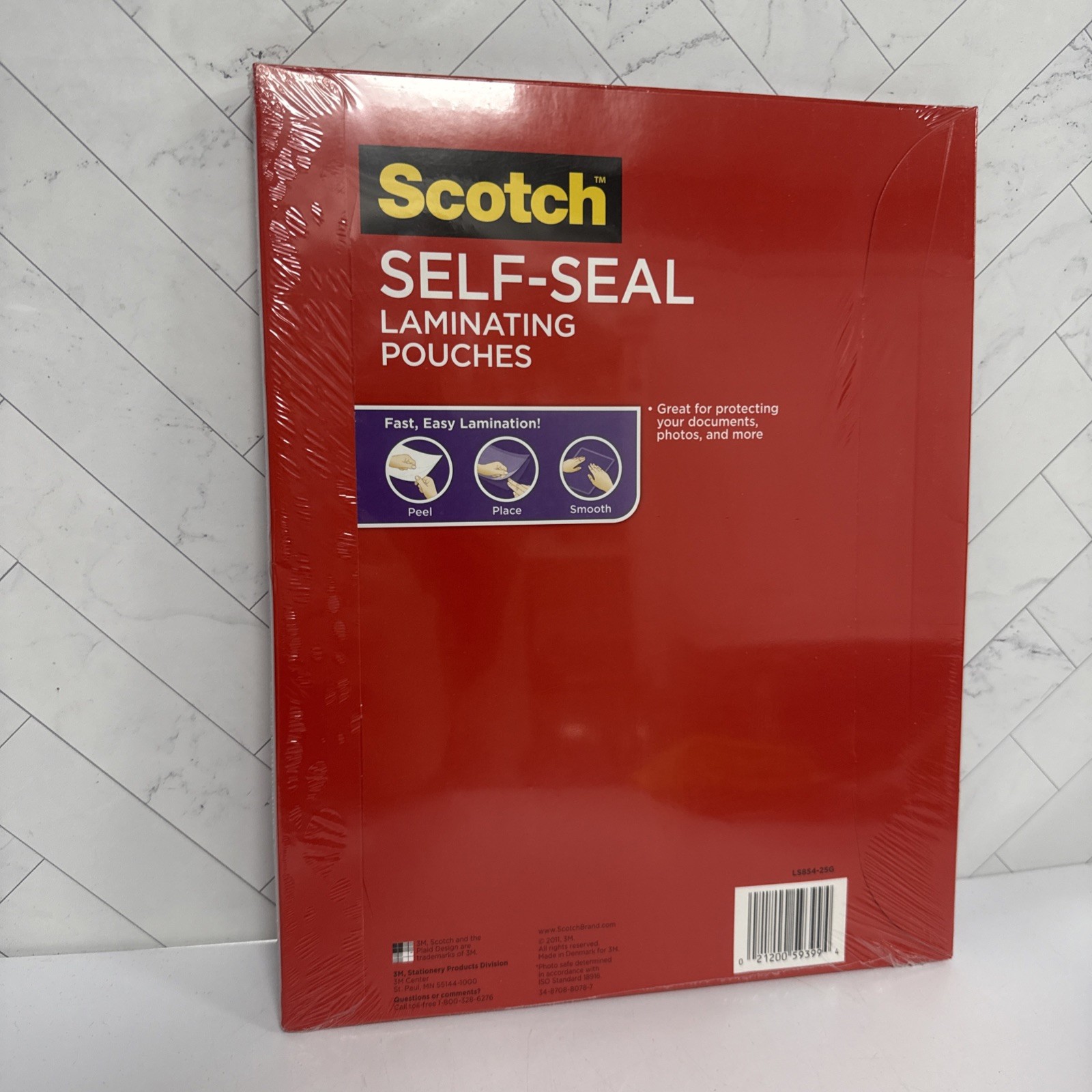 Scotch Self-Seal Laminating Pouches 8.5" x 11" | 25 Pouches