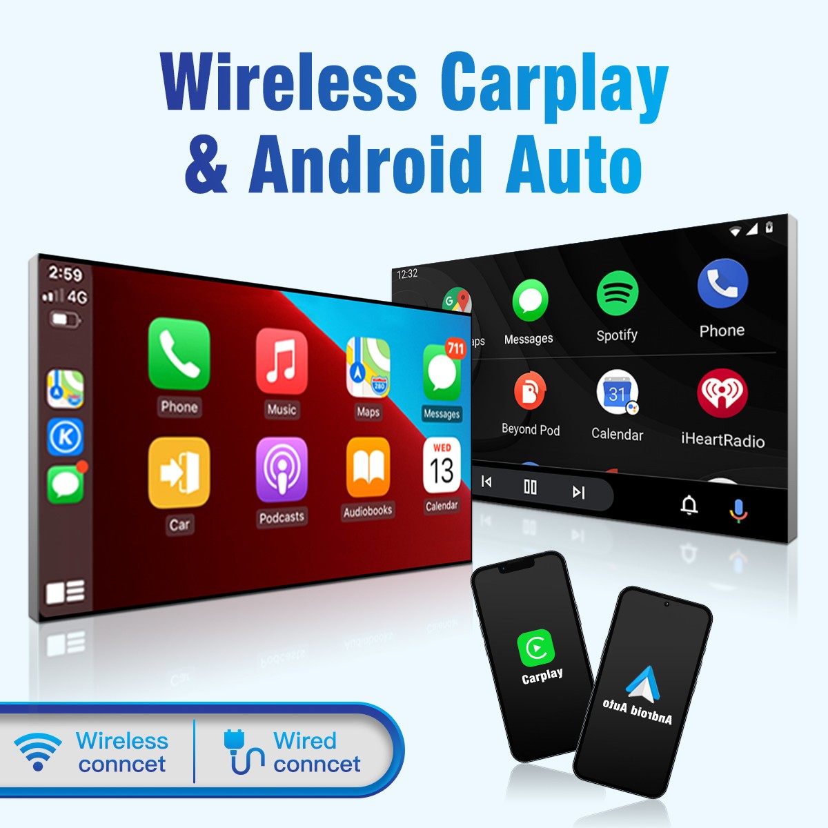12.1" CarPlay Wireless GPS Navigation HD Display Radio for Ford F-150 2016-2021