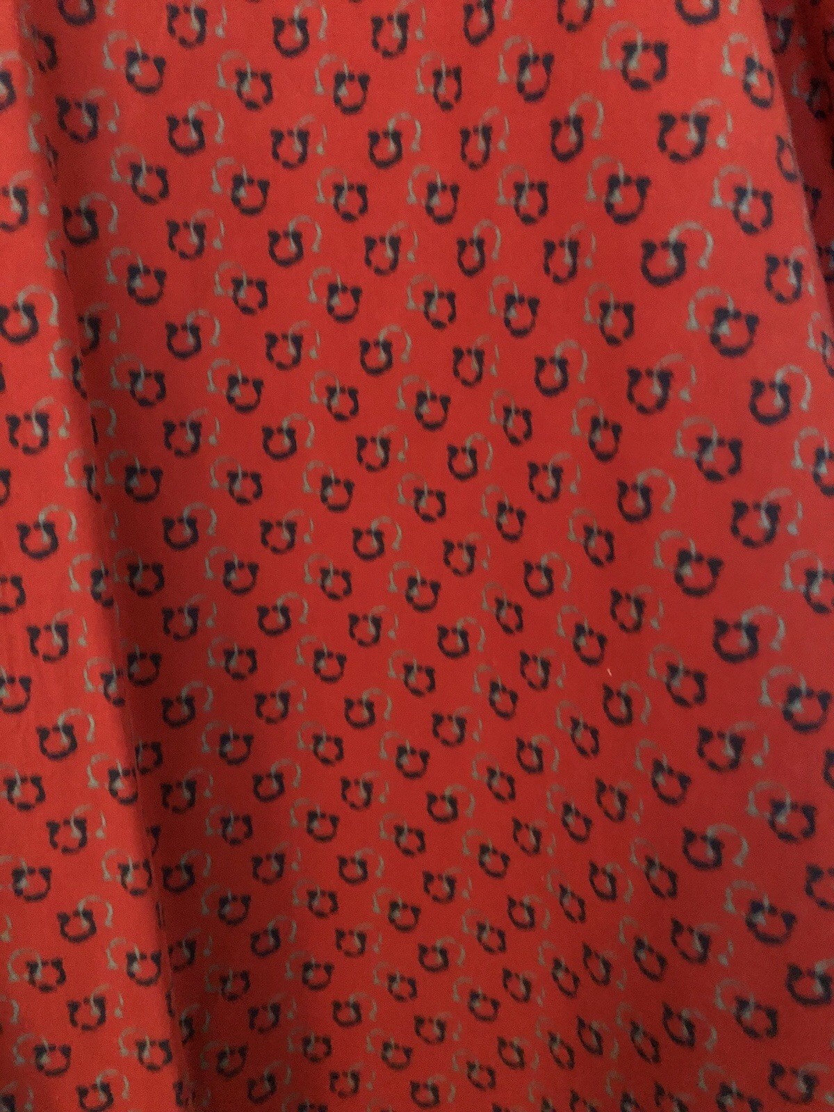 Salvatore Ferragamo Gancini Logo Button Shirt Men's Red XXL