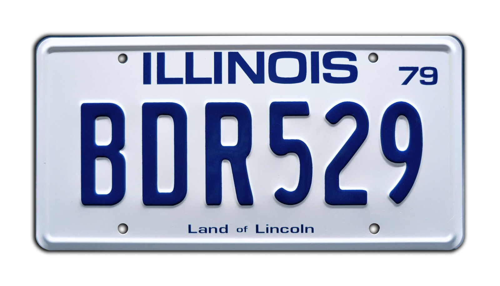 Blues Brothers | Bluesmobile | BDR529 | Metal Stamped Replica Prop License Plate