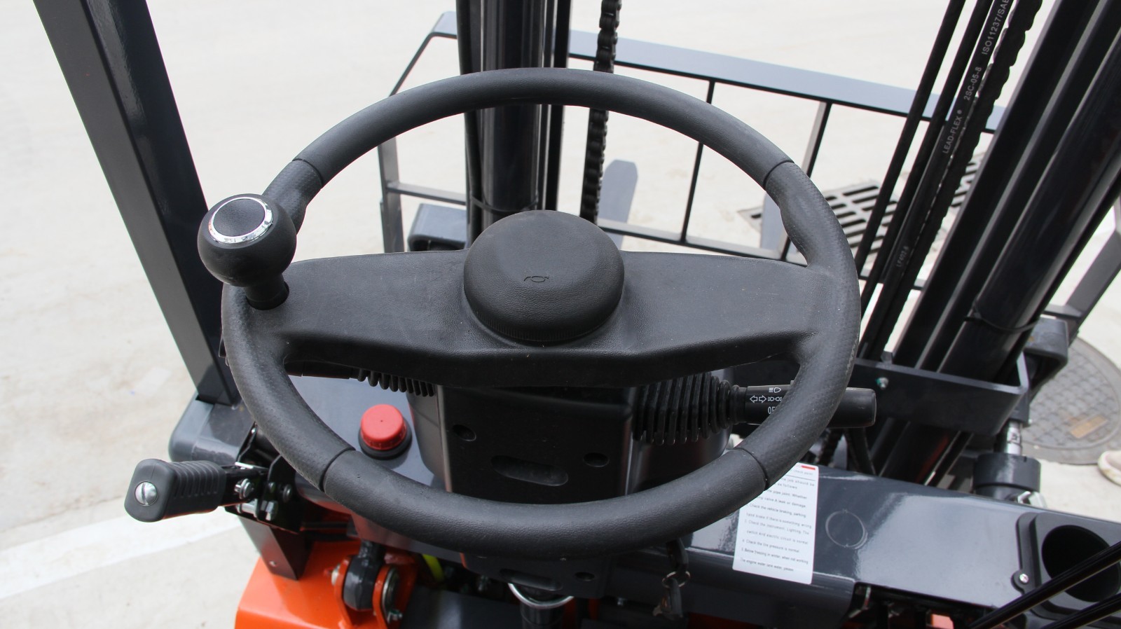 2.5Ton 5500lbs Electric Forklift W/60V 70Ah Charger Lead-acid battery Solid Tire