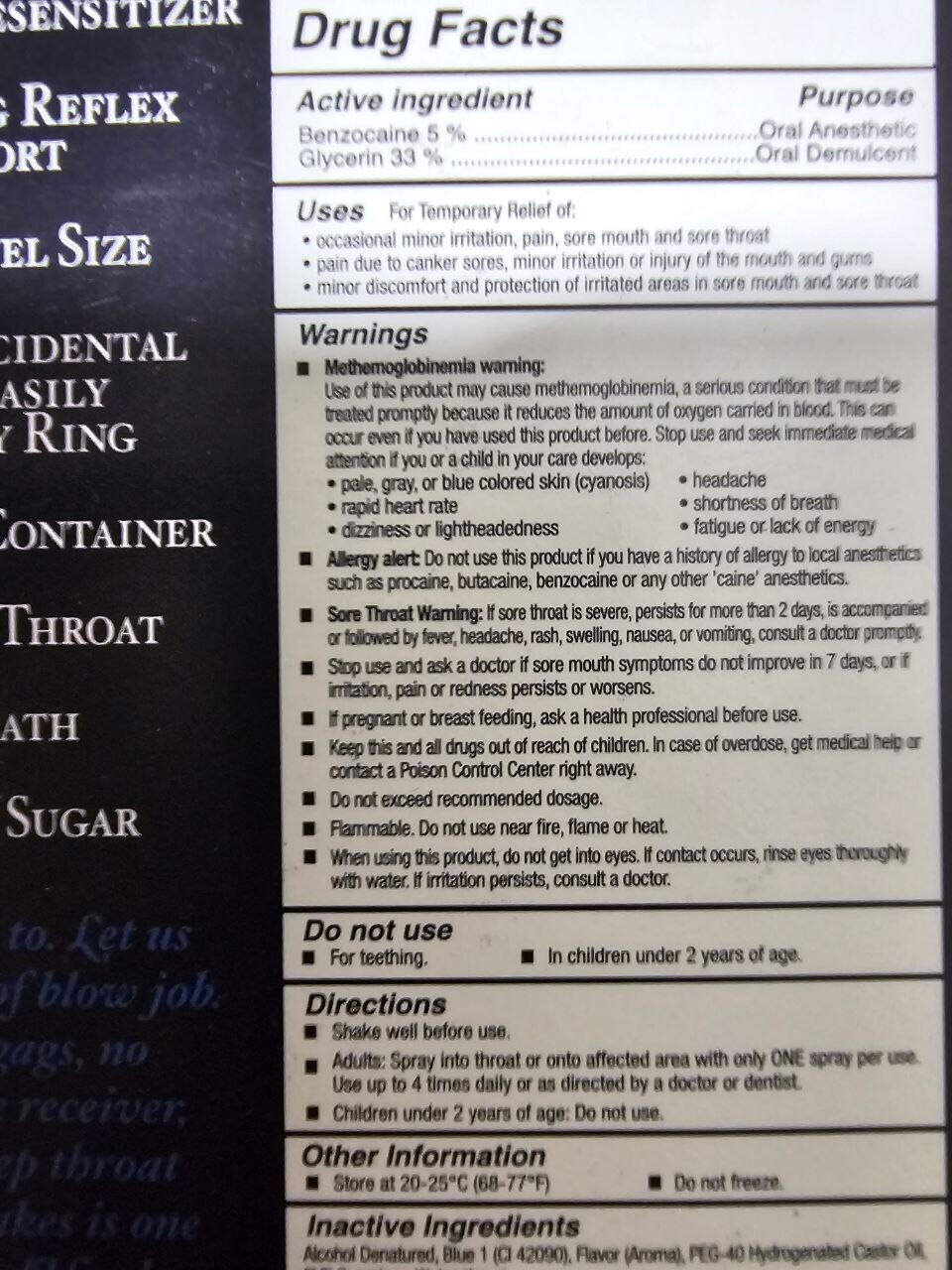 GoodHead Deep Throat Spray🍯BJ Numbing Gel Desensitizer Flavored Edible Lube