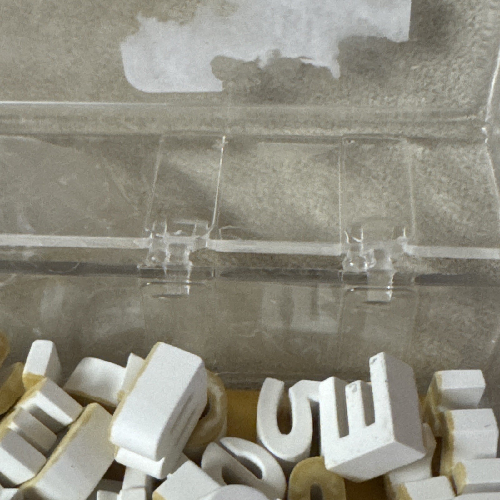 Vintage 1960s Hernard 3-D Title Letters Original Lower Upper Case White