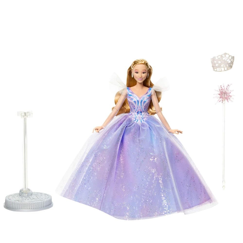 Mattel Wicked For Good Deluxe Glinda Fashion Doll with Premium Organza Gown,