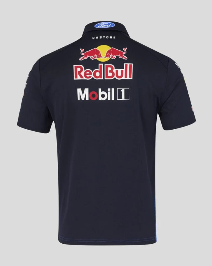 Red Bull Racing F1 2026 Team Polo Shirt Men's Blue New with Tags