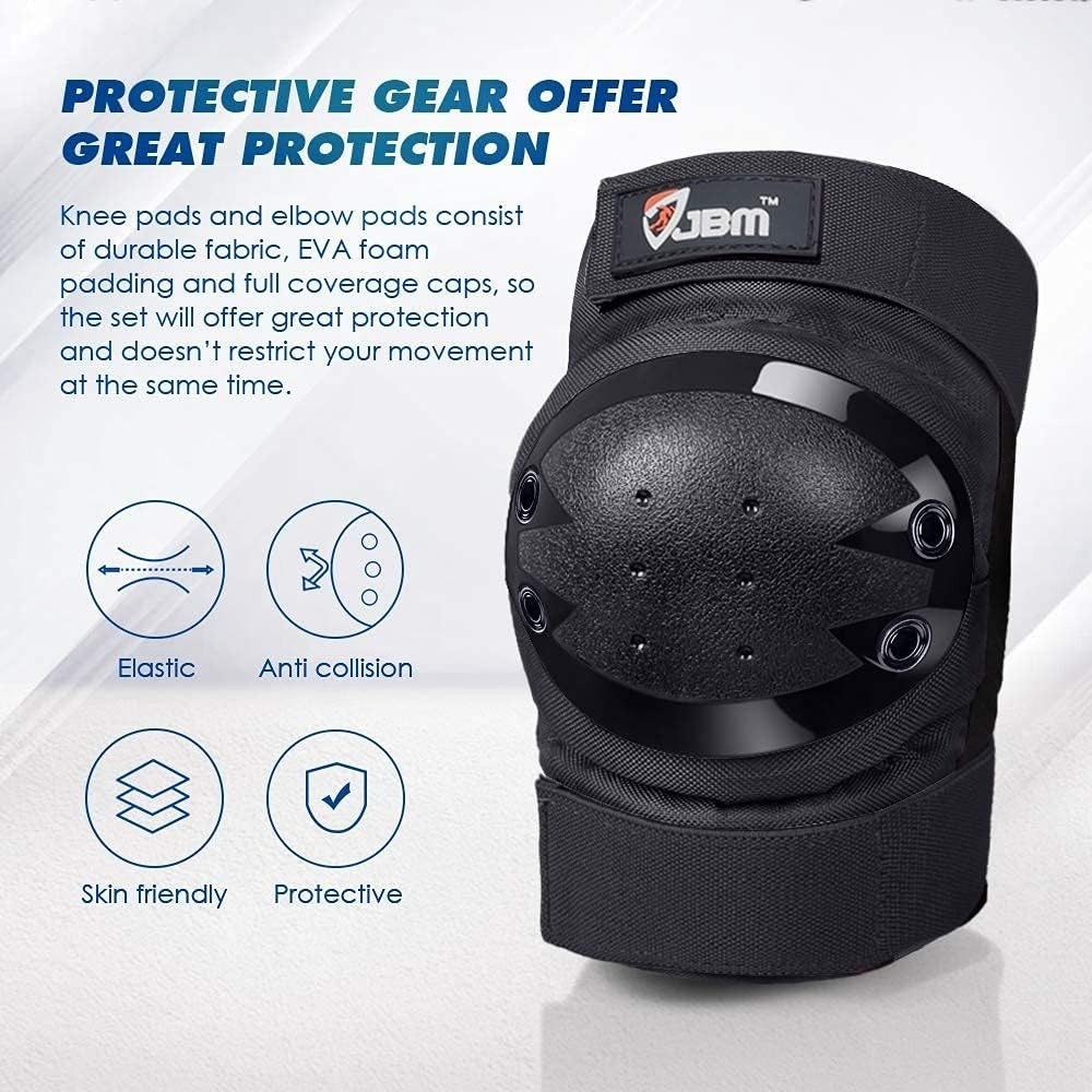 JBM Kid Knee Elbow Wrist Pads Guards Skating Scootering Skateboarding Size S