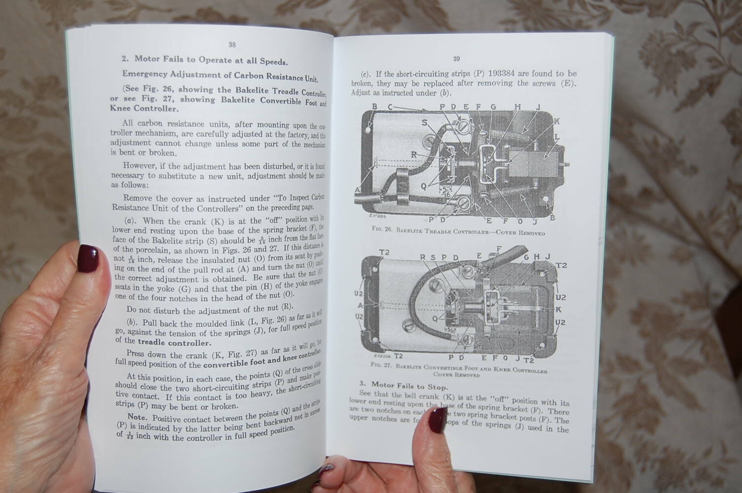 Adjusters Timing & Adjusting Service Manual for Singer 201 & 1200 Sewing Machine