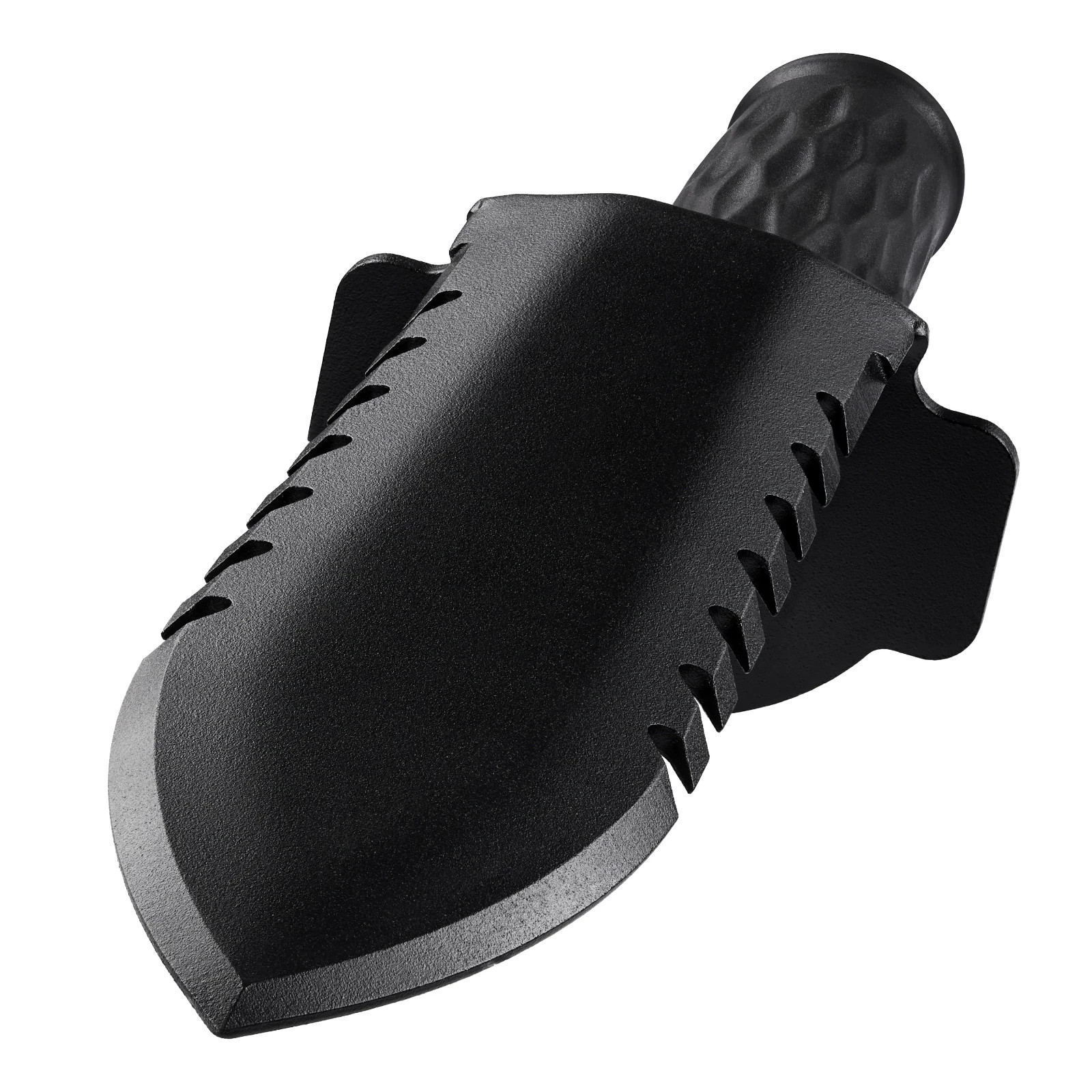 CKG Metal Detecting Shovel for Digging Heavy Duty Double Digging Tool, Black