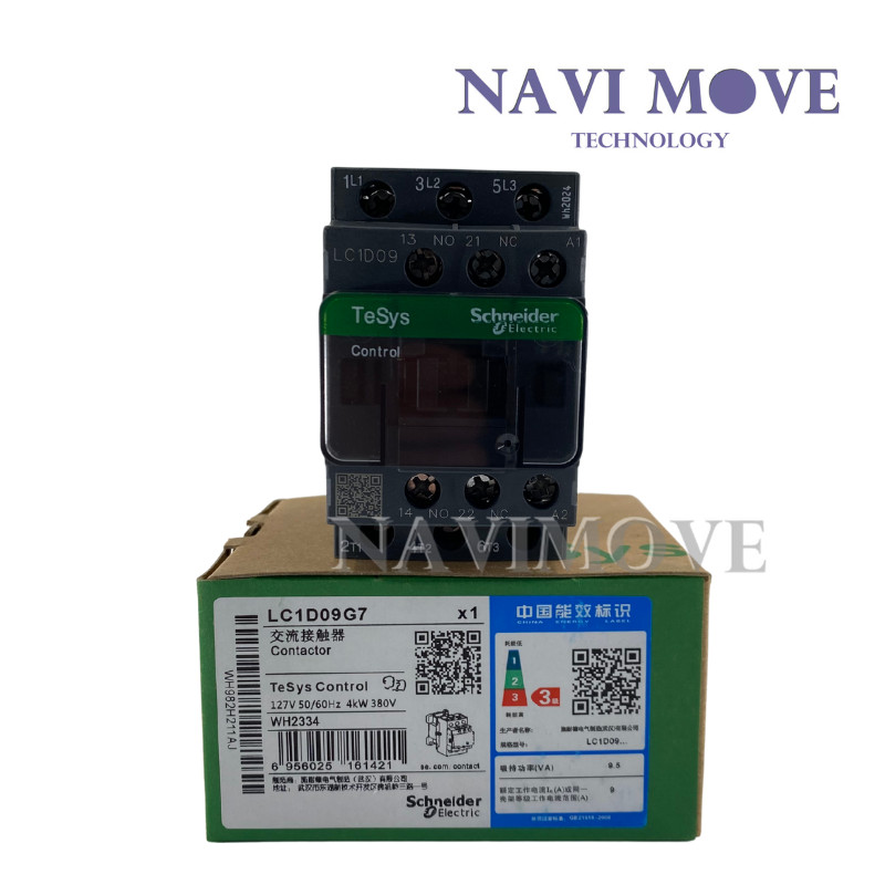 New Schneider LC1D09G7 Contactor 120V Coil 9A AC LC1D09G7 USA