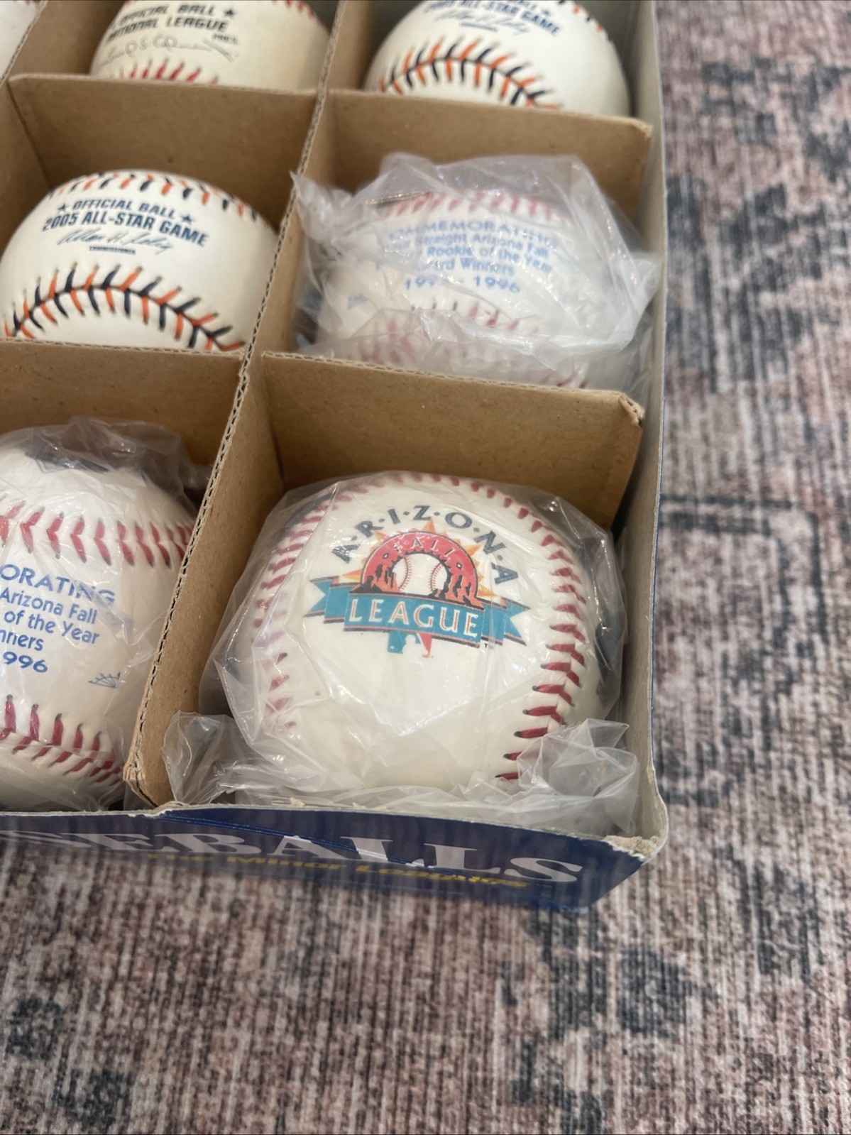 10 Rawlings Official Game Balls Minor League Baseballs Arizona Fall League W/Box