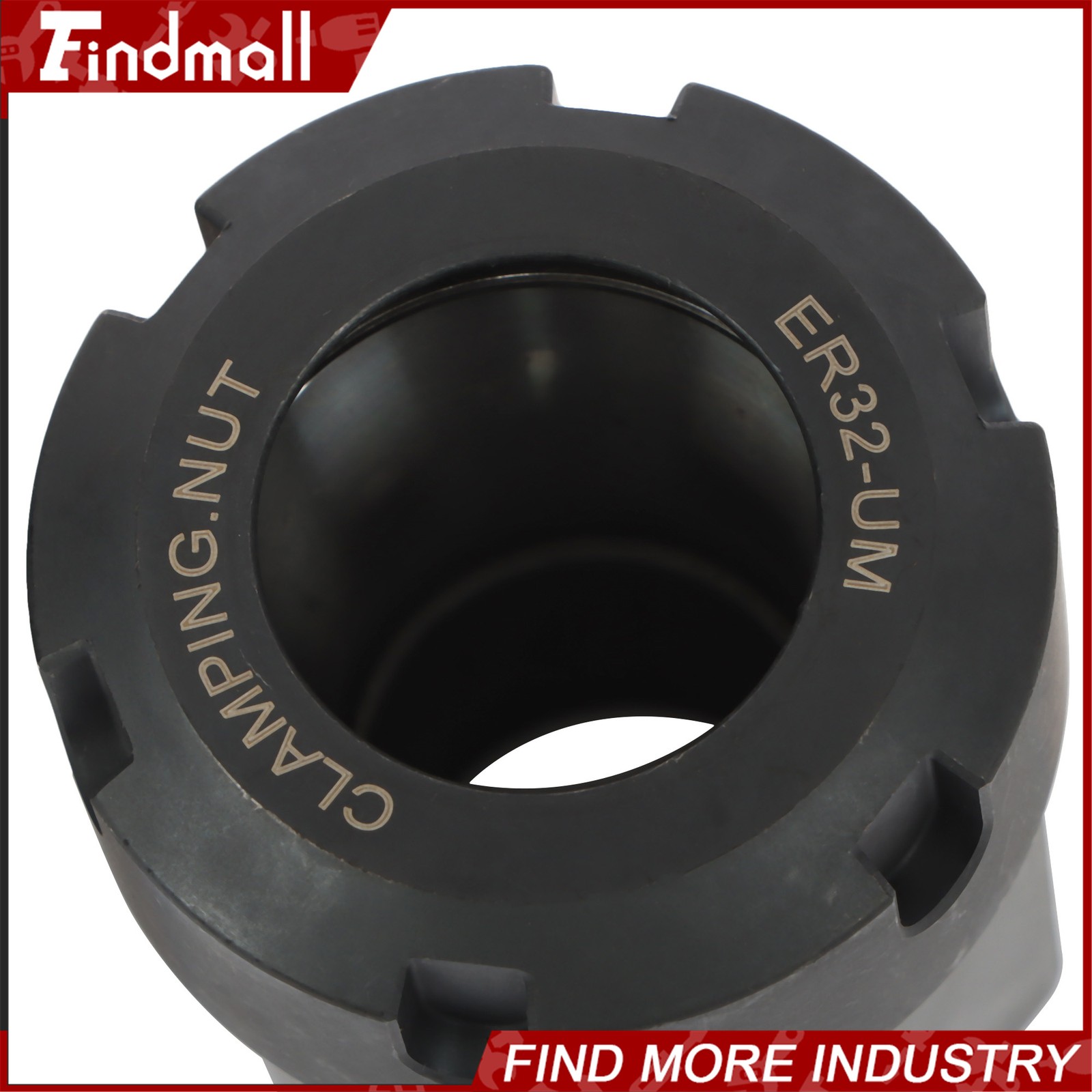Findmall ER32 Collet Block Spring Hex & Square Chuck Holder For CNC Machine