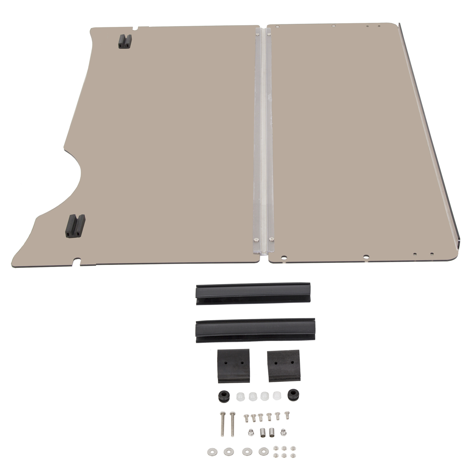 Golf Cart Tinted Polycarbonate Folding Windshield Windscreen For EZGO RXV 08-UP