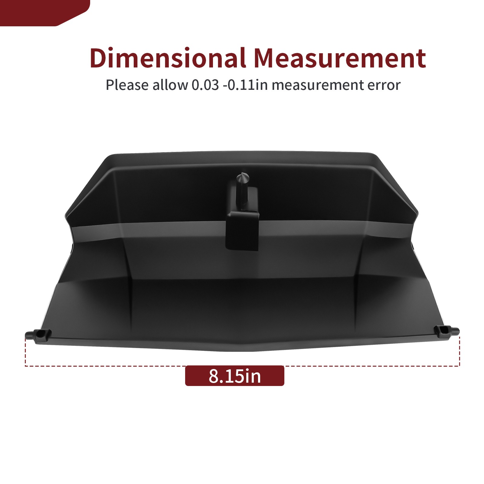 Black Glovebox Storage Lid For Polaris RZR 900 XP 4 Turbo S Trail # 5455451-070