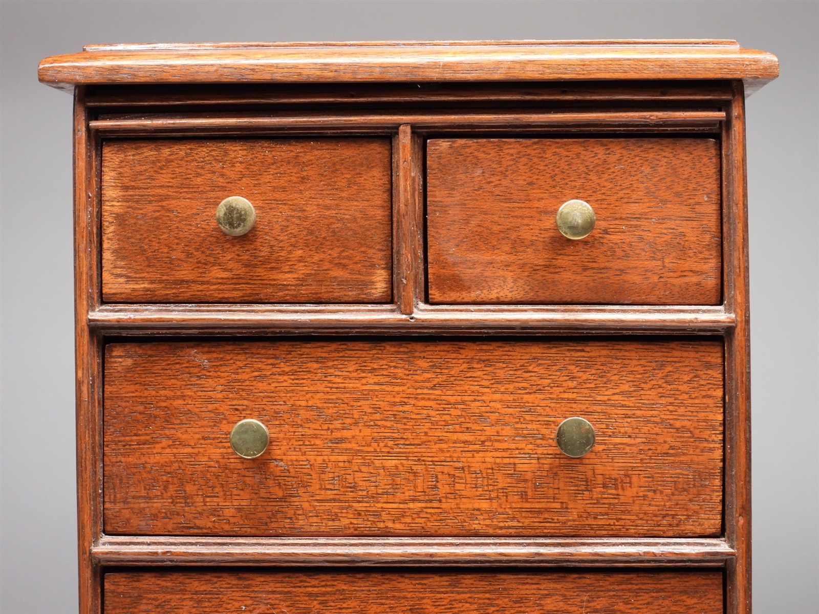 Custom! Bench Made Miniature Mahogany Five Drawer Dresser Jewelry Chest