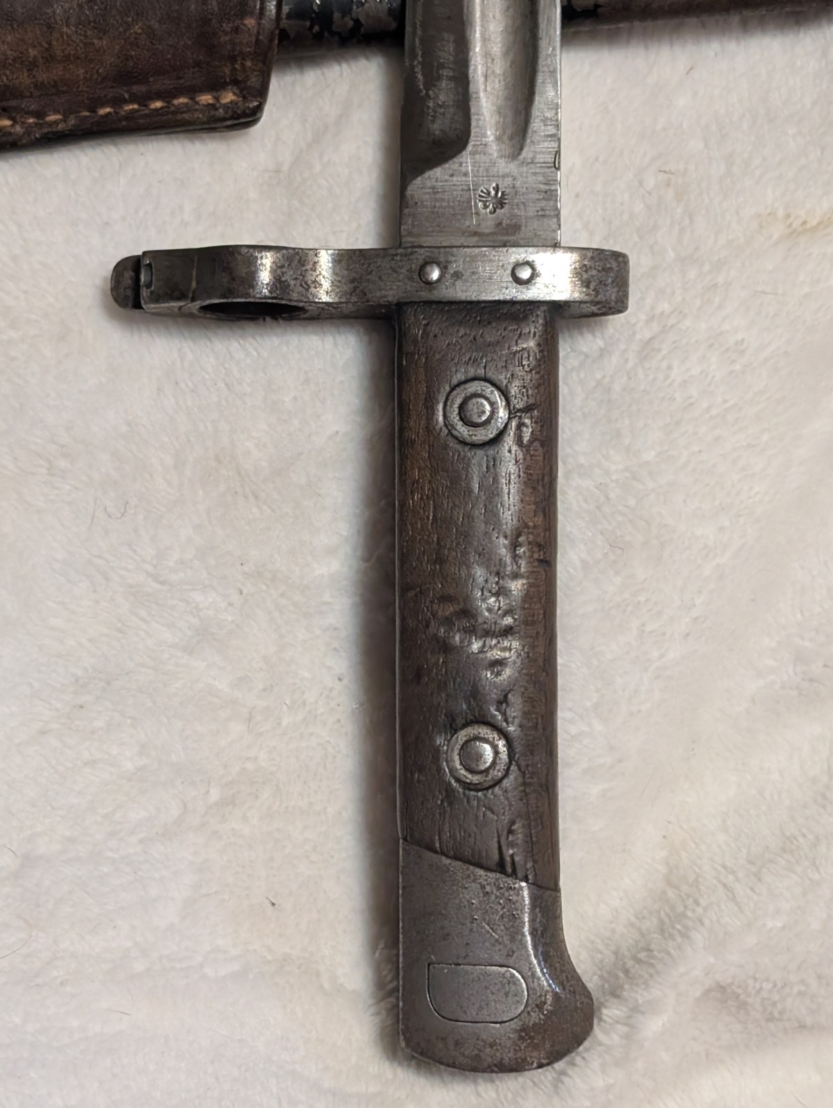 WWI Austrian M1895 Bayonet W/ SCABBARD Steyr Mannlicher M1895 Cavalry Carbine