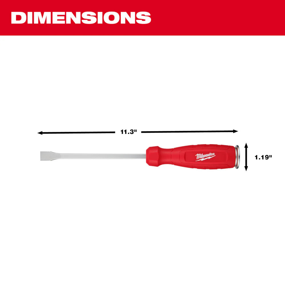 Milwaukee 48-22-2859 Durable and Tough Demolition Driver w/ Full Metal Core